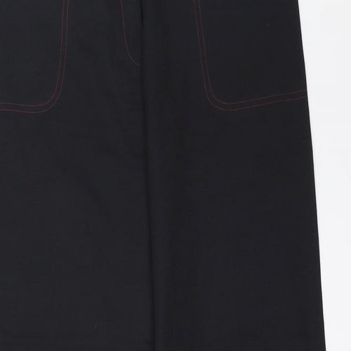 Mo Womens Black   Trousers  Size 12 L31 in