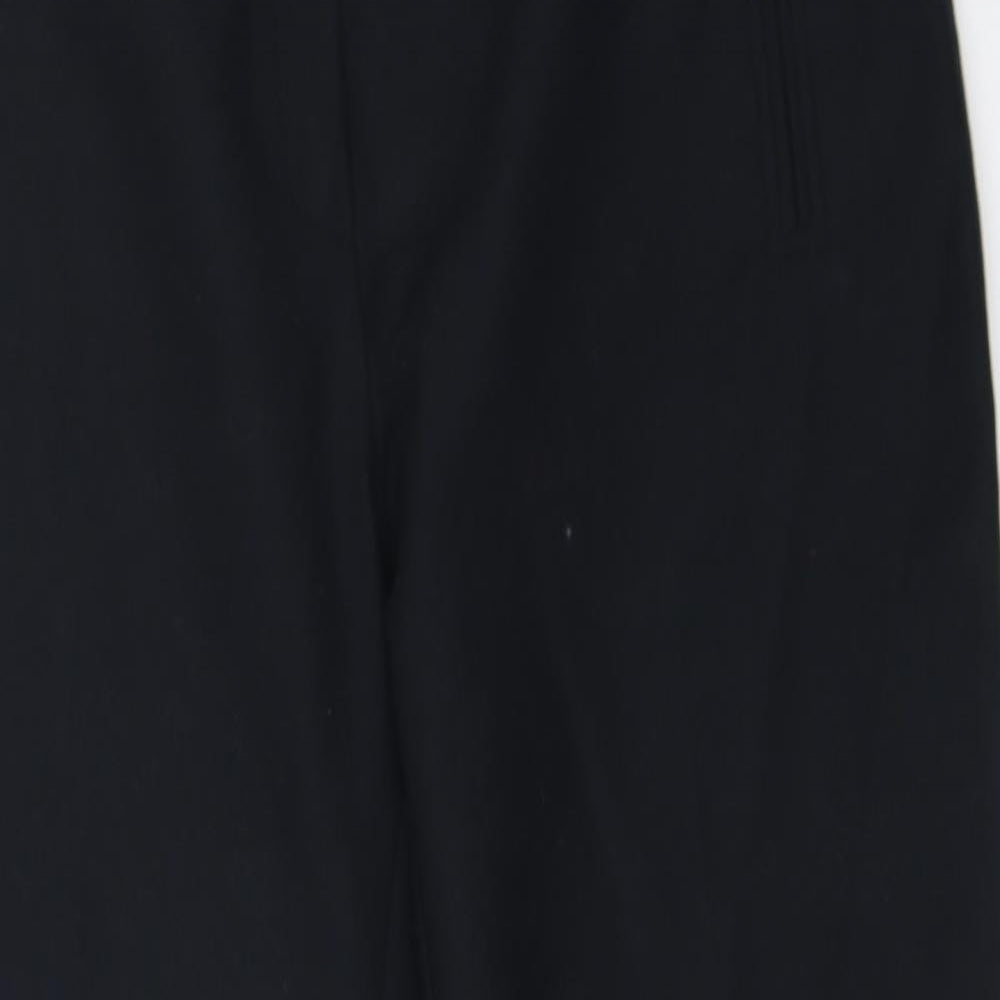 Marks and Spencer Womens Black   Cropped Trousers Size 14 L24 in