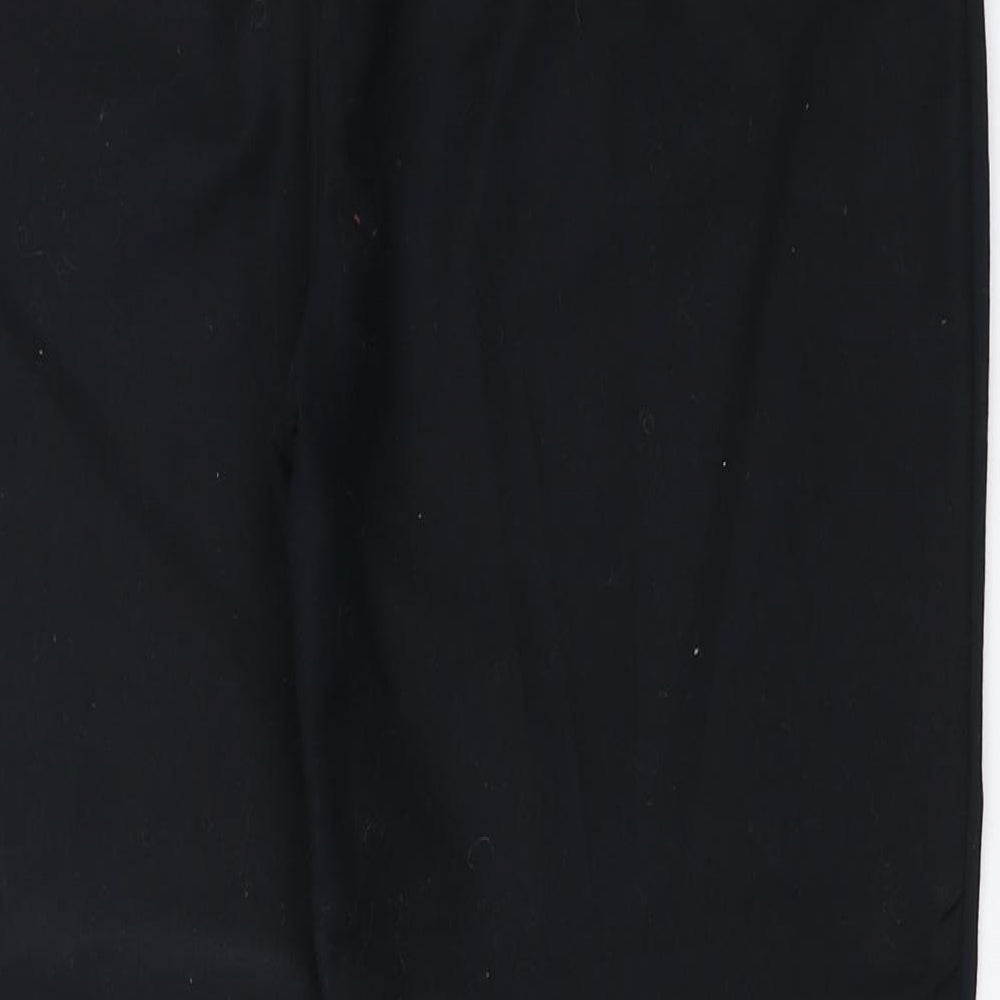 Marks and Spencer Womens Black   Cropped Trousers Size 14 L24 in