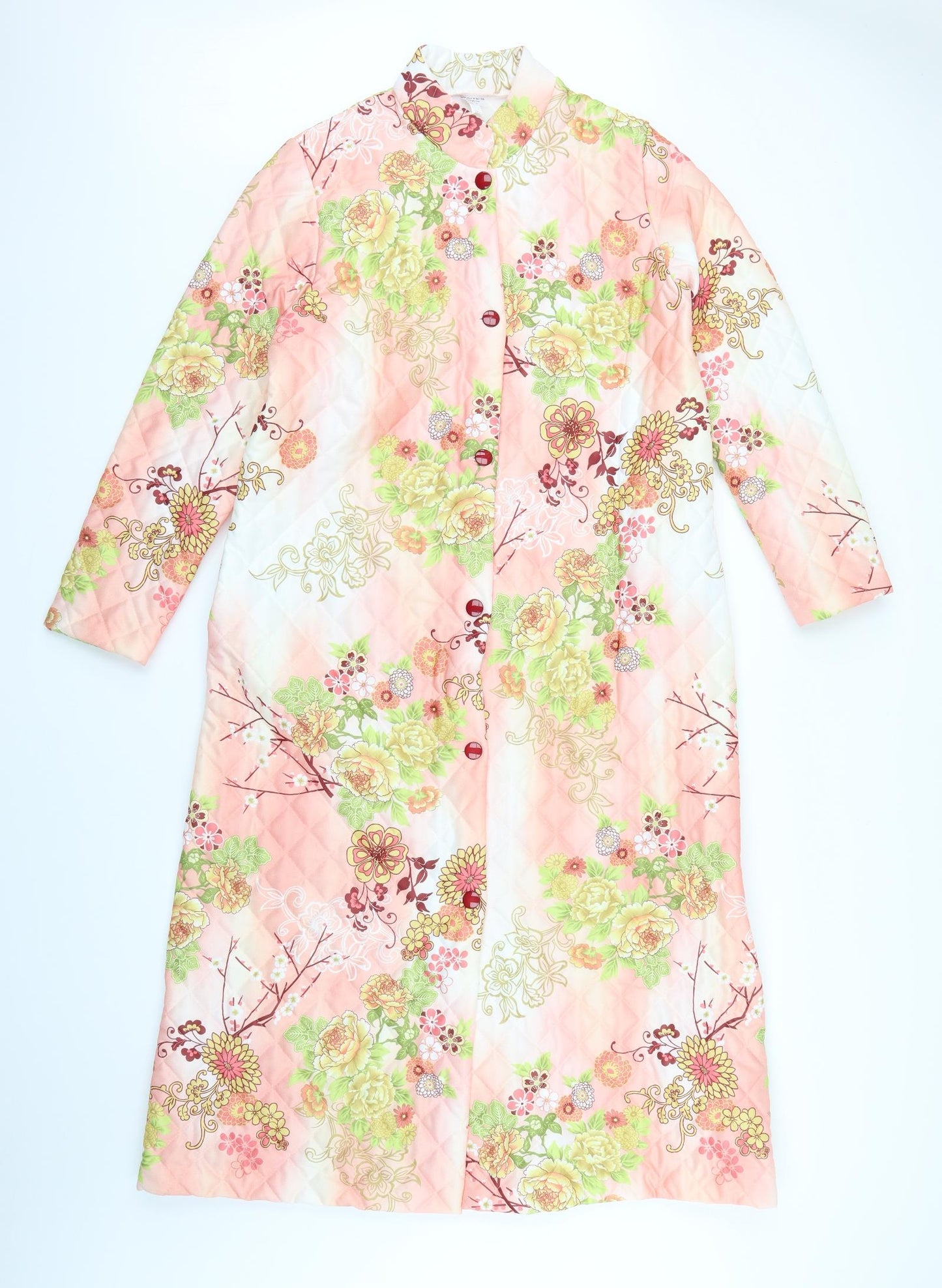 waites Womens Multicoloured Floral  Rain Coat Coat Size 12