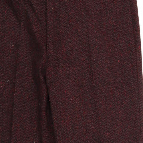 Preworn Womens Brown Argyle/Diamond  Trousers  Size 8 L26 in