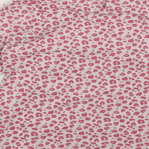Vertbaudet Girls Multicoloured Animal Print  Basic T-Shirt Size 8 Years