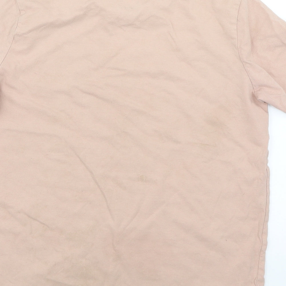 River Island Boys Pink Geometric  Basic T-Shirt Size 9-10 Years