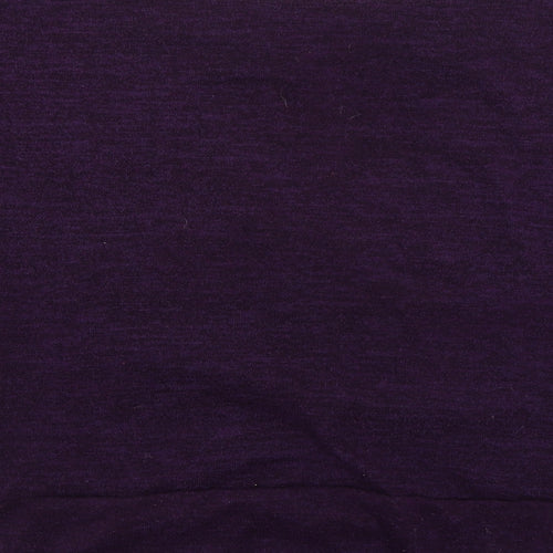 Style Womens Purple Geometric  Pullover Jumper Size 16