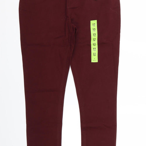 Primark Womens Red   Mom Jeans Size 12 L29 in