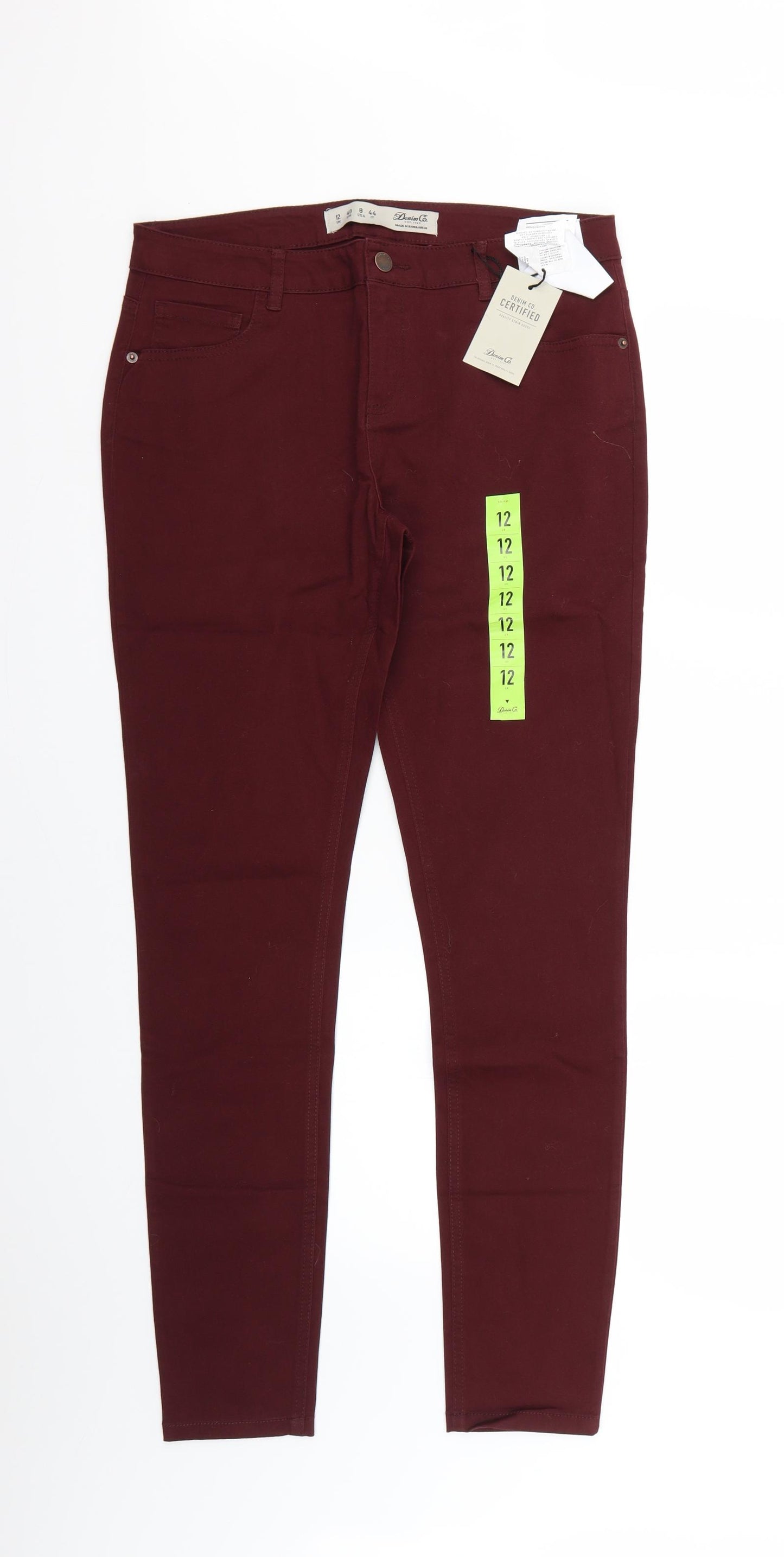 Primark Womens Red   Mom Jeans Size 12 L29 in