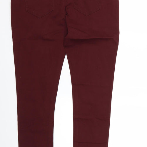 Primark Womens Red   Mom Jeans Size 12 L29 in