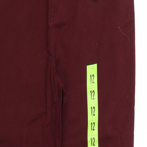 Primark Womens Red   Mom Jeans Size 12 L29 in