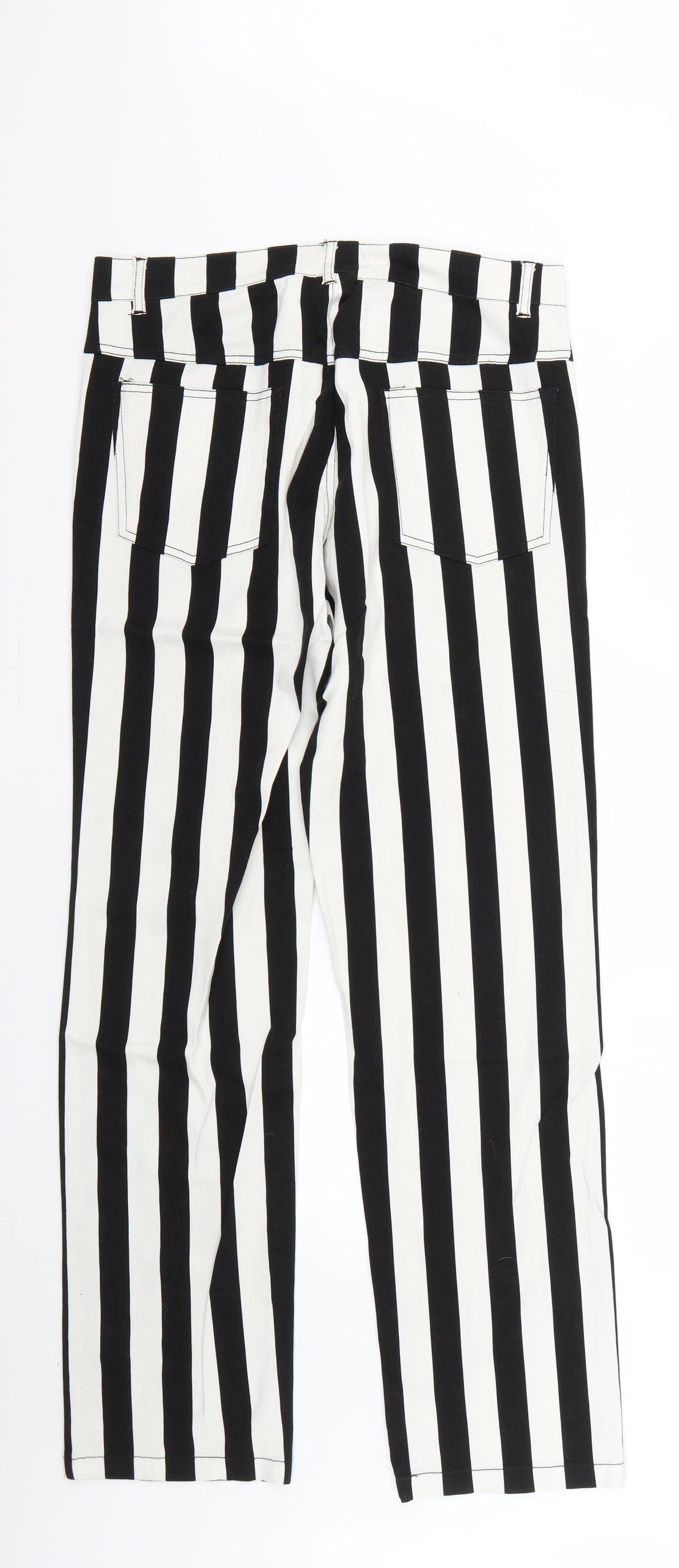 mercy Mens Multicoloured Striped  Skinny Jeans Size 34 L30 in