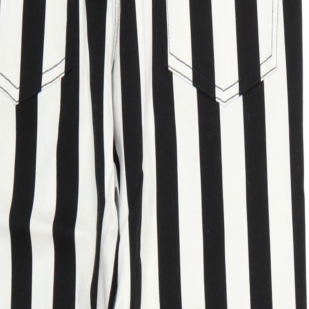 mercy Mens Multicoloured Striped  Skinny Jeans Size 34 L30 in