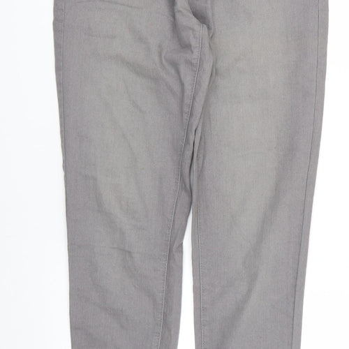 Denim & Co. Womens Grey   Skinny Jeans Size 12 L25 in