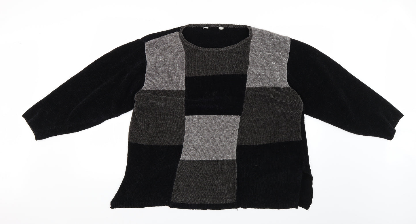 Preworn Womens Black   Pullover Jumper Size S
