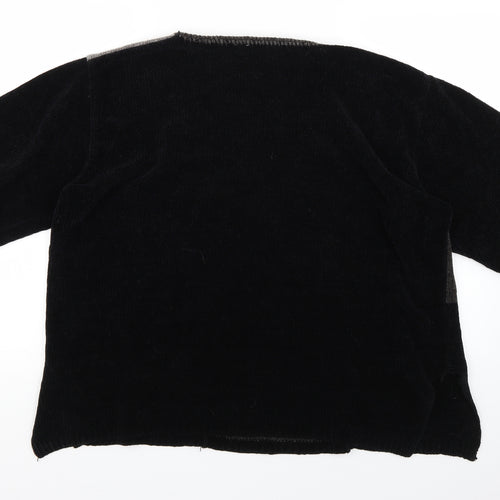 Preworn Womens Black   Pullover Jumper Size S