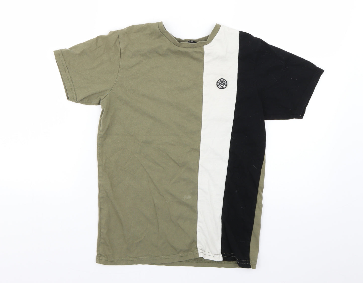 George Boys Multicoloured Striped  Basic T-Shirt Size 10-11 Years
