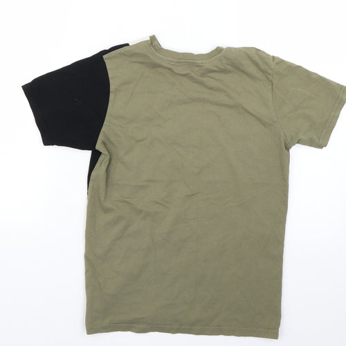George Boys Multicoloured Striped  Basic T-Shirt Size 10-11 Years