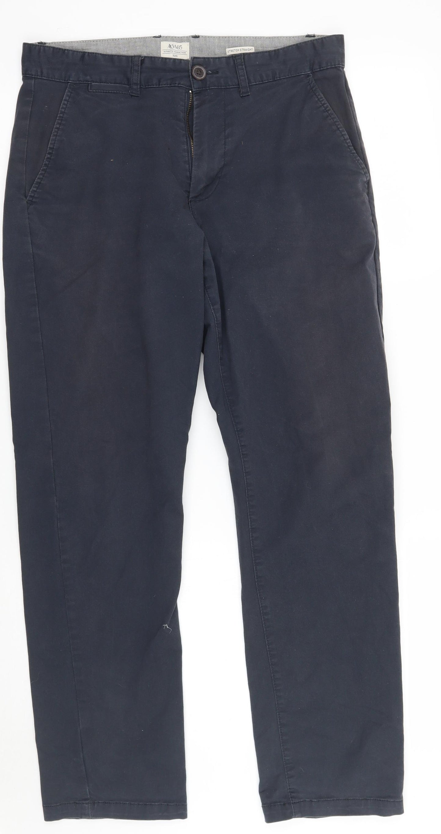 ACW 85 Mens Black   Chino Trousers Size 32 L29 in