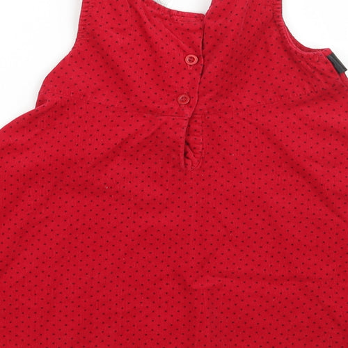 Blueberi Boulevard Girls Red Polka Dot  A-Line  Size 24 Months