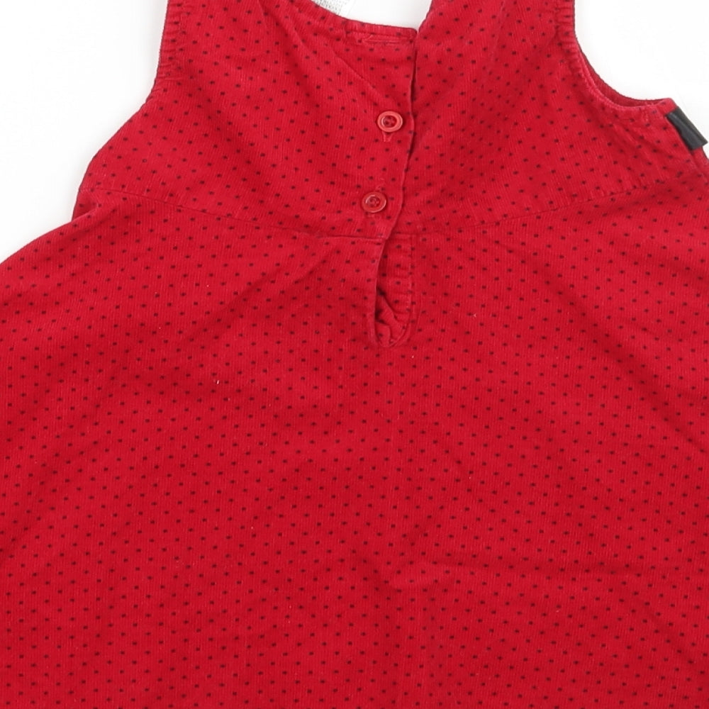 Blueberi Boulevard Girls Red Polka Dot  A-Line  Size 24 Months
