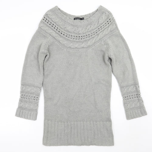 Primark Womens Grey   Pullover Jumper Size 12