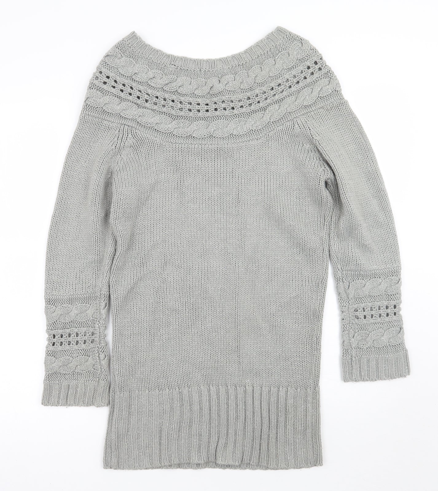 Primark Womens Grey   Pullover Jumper Size 12