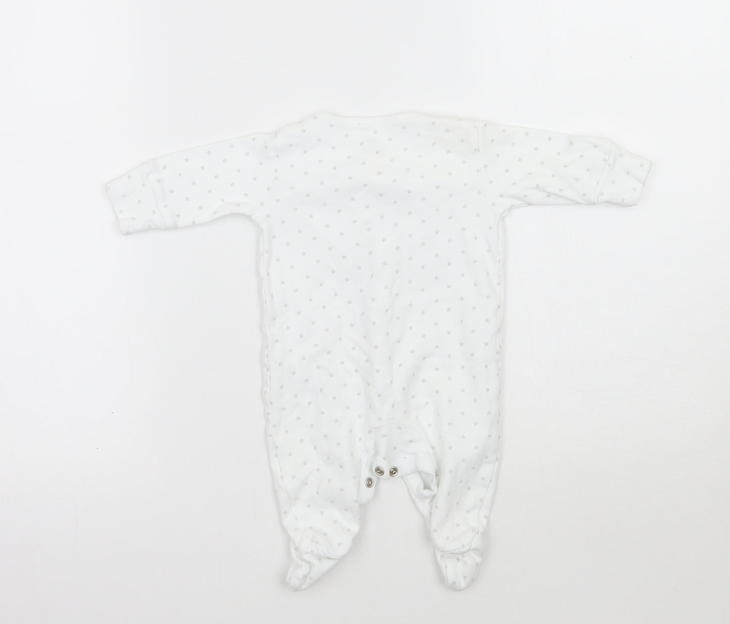 NEXT Baby White Geometric  Babygrow One-Piece Size Newborn
