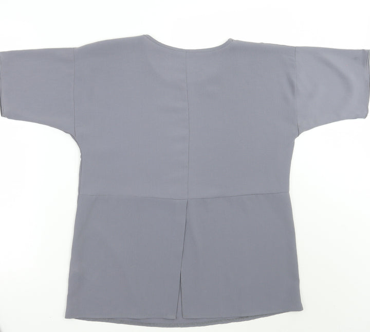 F&F Womens Grey Basic T-Shirt Size 12
