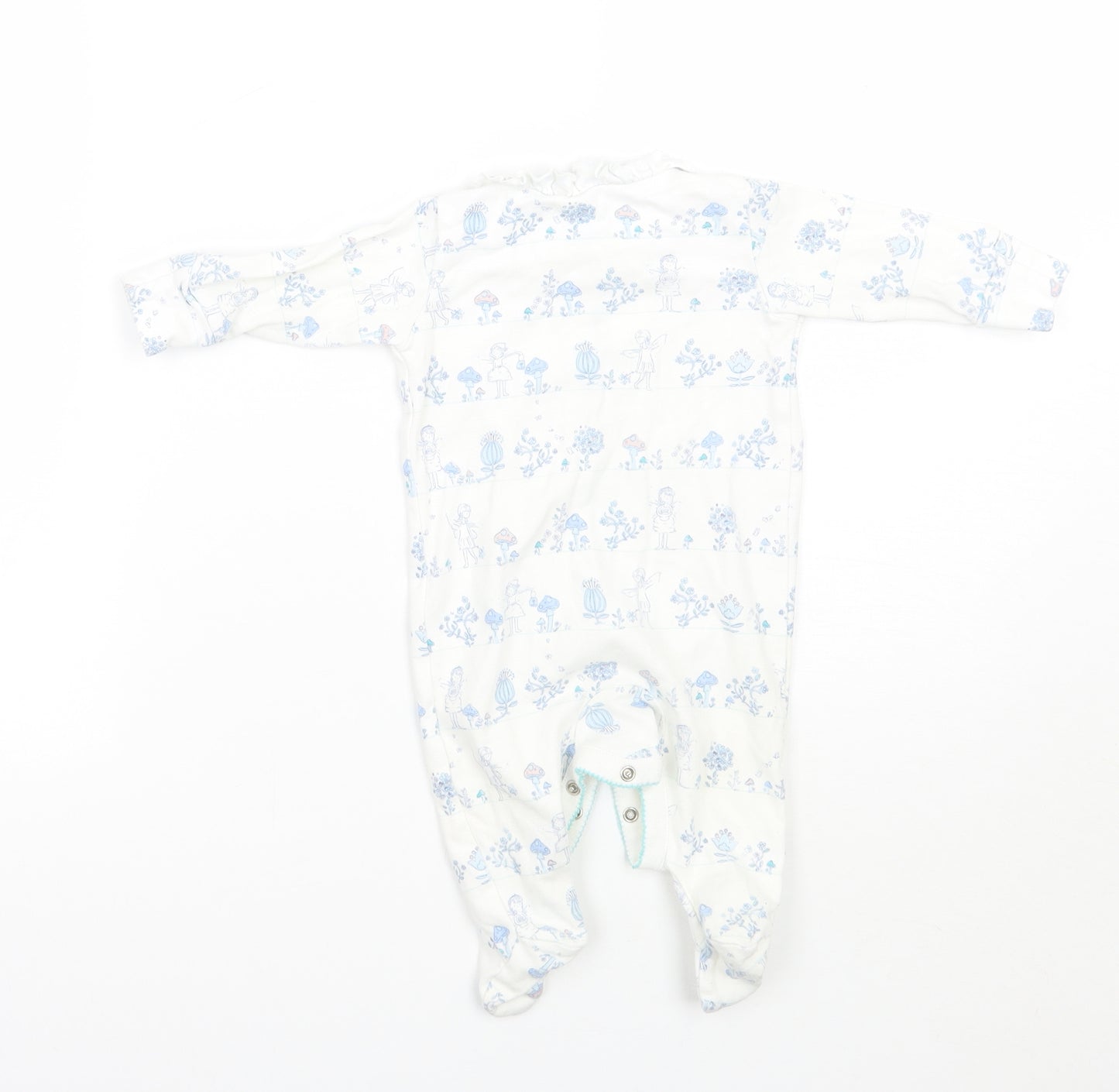 NEXT Baby White Floral  Babygrow One-Piece Size 0-3 Months
