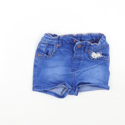H&M Girls Blue   Cropped Jeans Size 12 Months