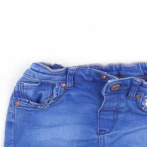 H&M Girls Blue   Cropped Jeans Size 12 Months