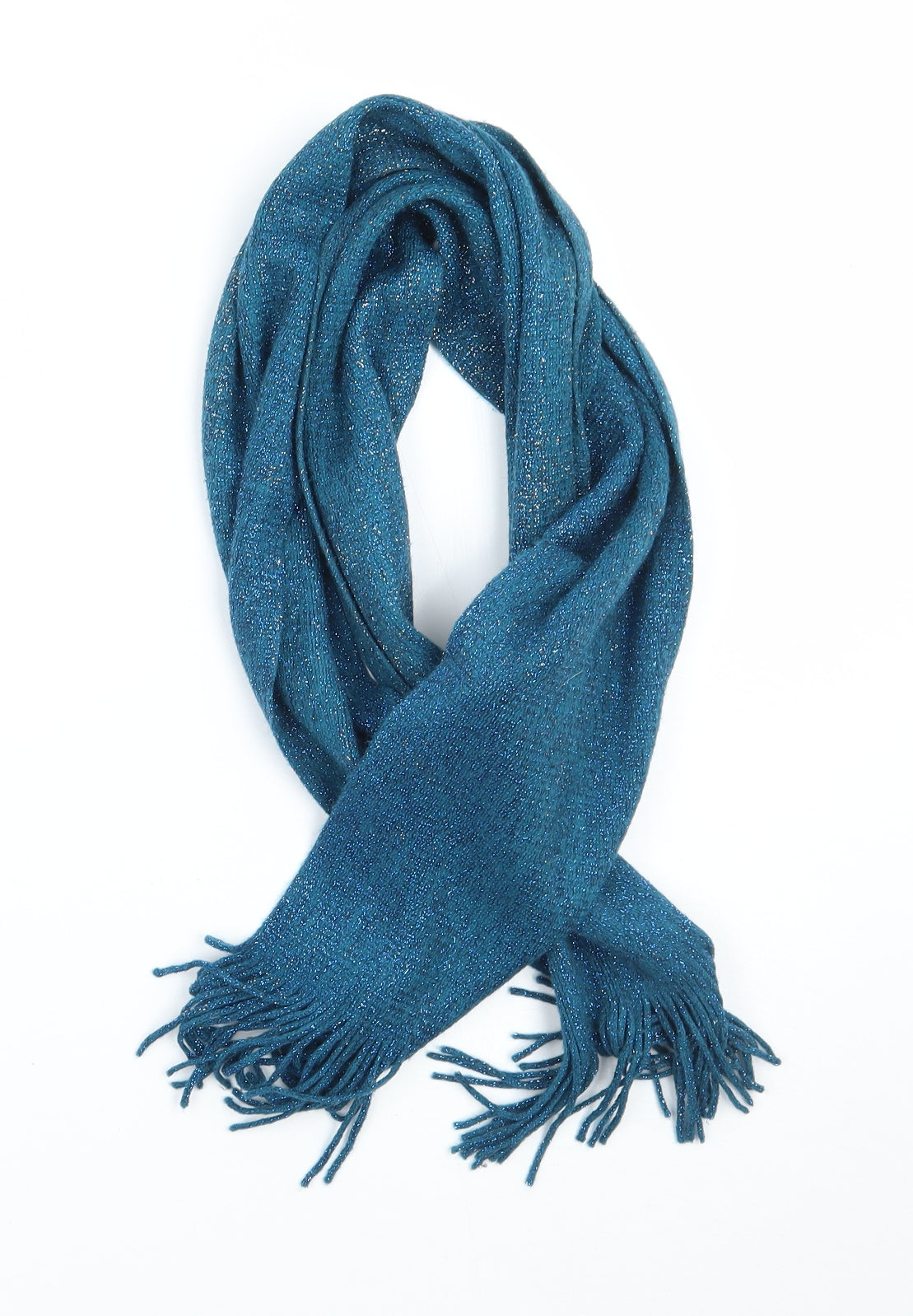 Preworn Womens Blue    Scarf
