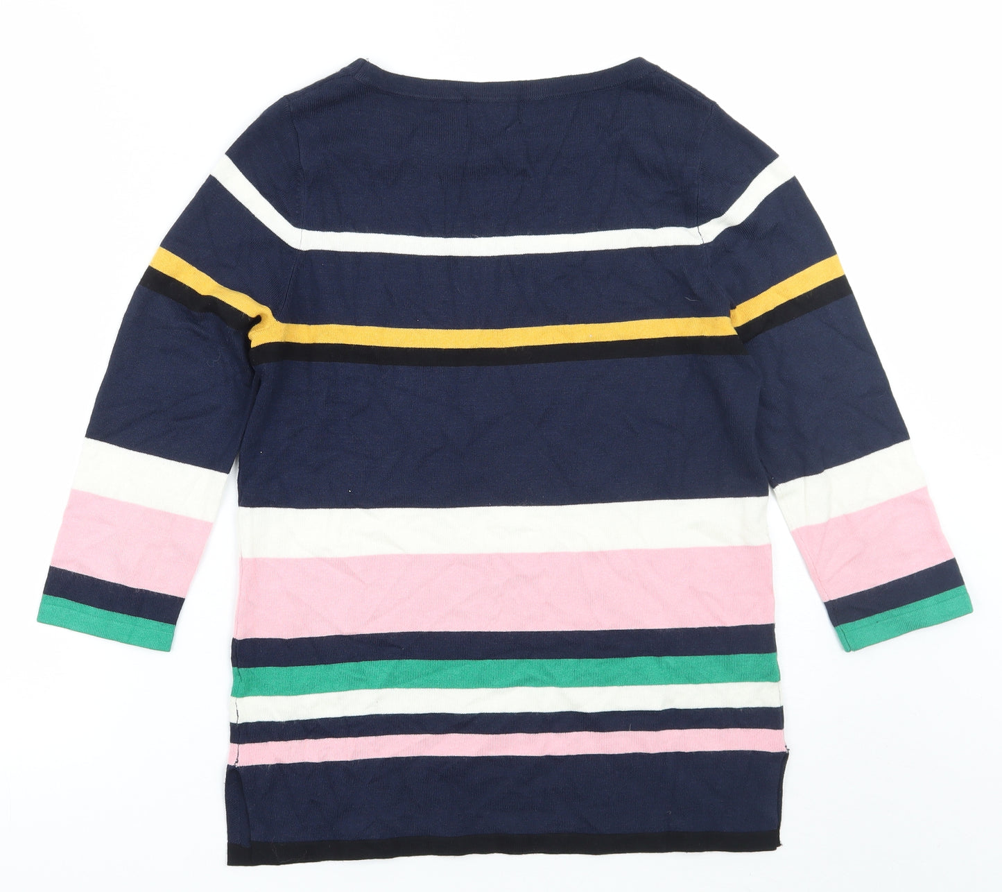 F&F Womens Blue Striped  Pullover Jumper Size 6