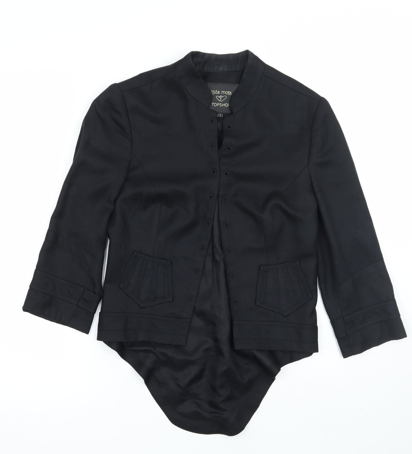 Topshop Womens Black   Jacket Blazer Size 8