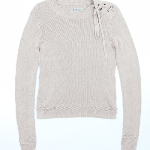 All saints Womens Pink   Pullover Jumper Size 10