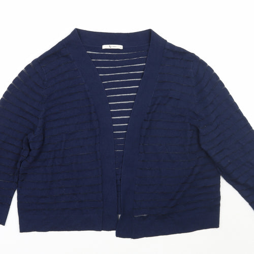 TU Womens Blue   Cardigan Jumper Size 14