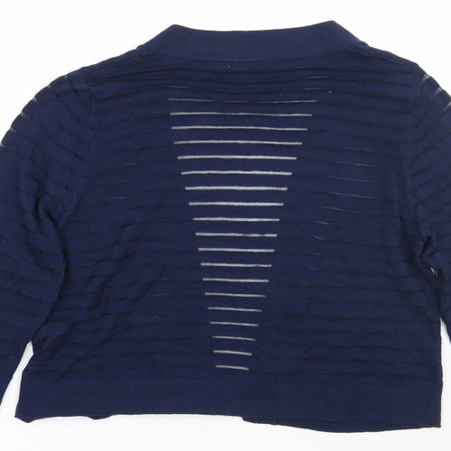 TU Womens Blue   Cardigan Jumper Size 14