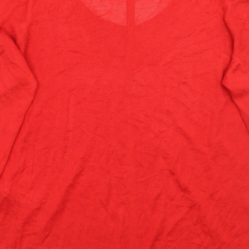 NEXT Womens Red   Pullover Jumper Size 12