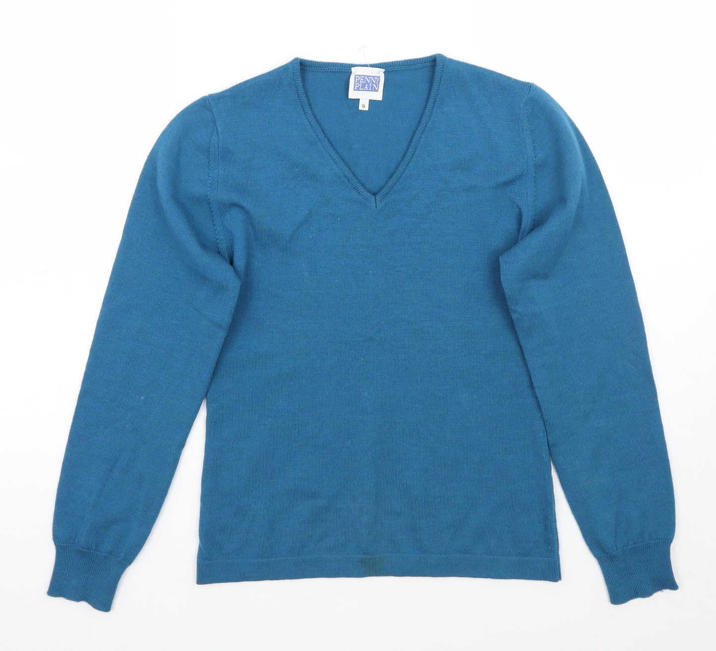 Penny plain Womens Blue   Pullover Jumper Size S