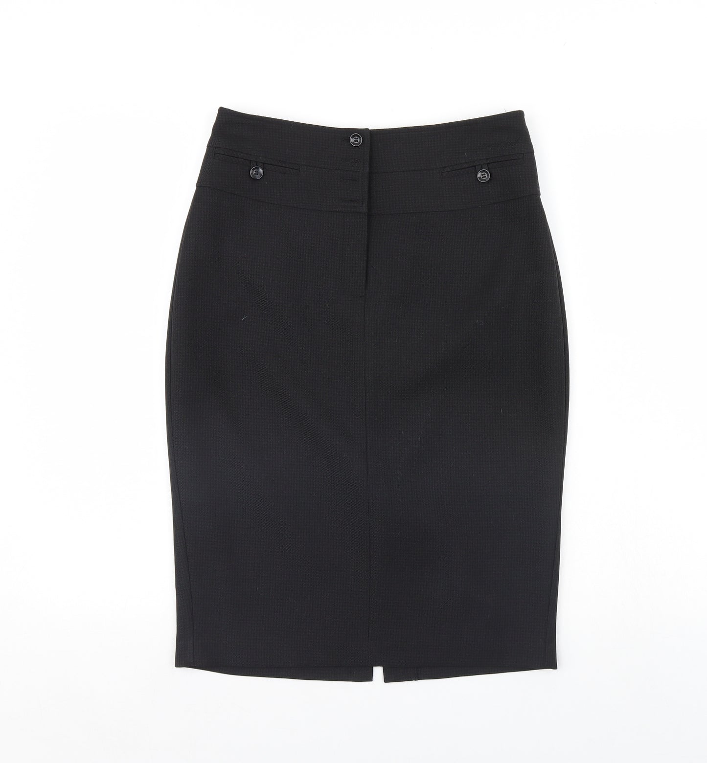 F&F Womens Black   Straight & Pencil Skirt Size 8