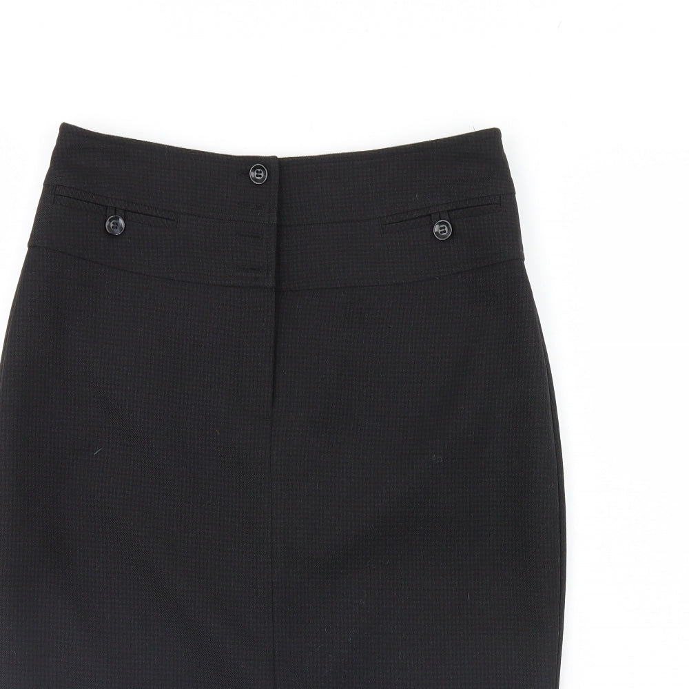 F&F Womens Black   Straight & Pencil Skirt Size 8