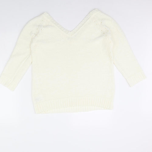 NEXT Womens Ivory   Pullover Jumper Size S