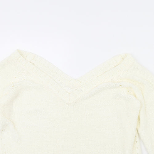 NEXT Womens Ivory   Pullover Jumper Size S