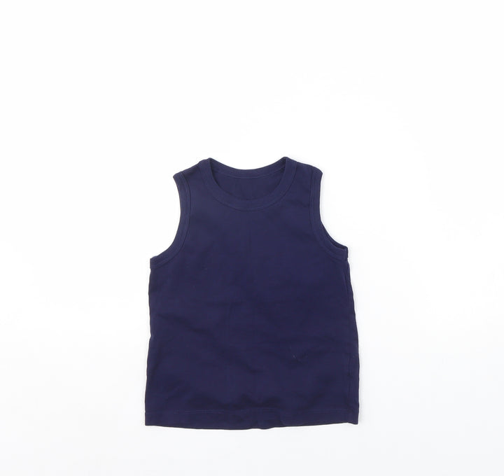 TU Boys Blue   Basic Tank Size 5 Years