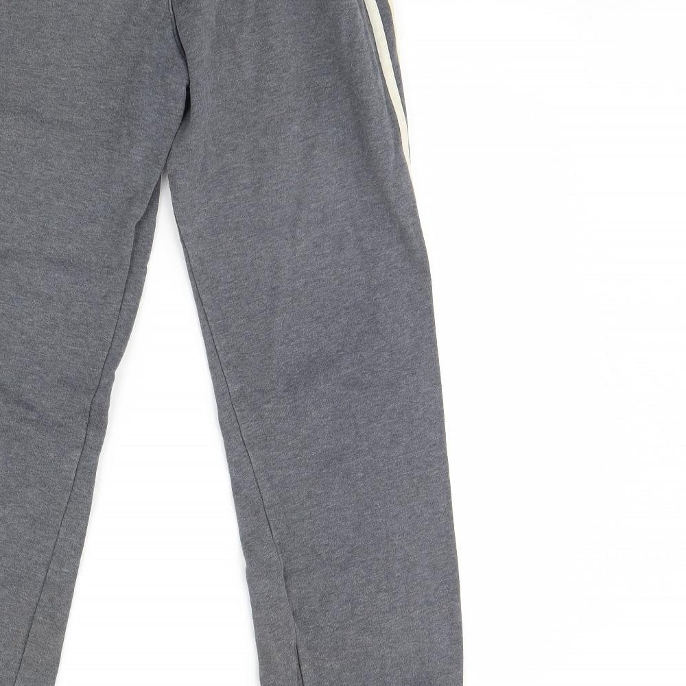adidas Boys Grey   Jogger Trousers Size 11 Years