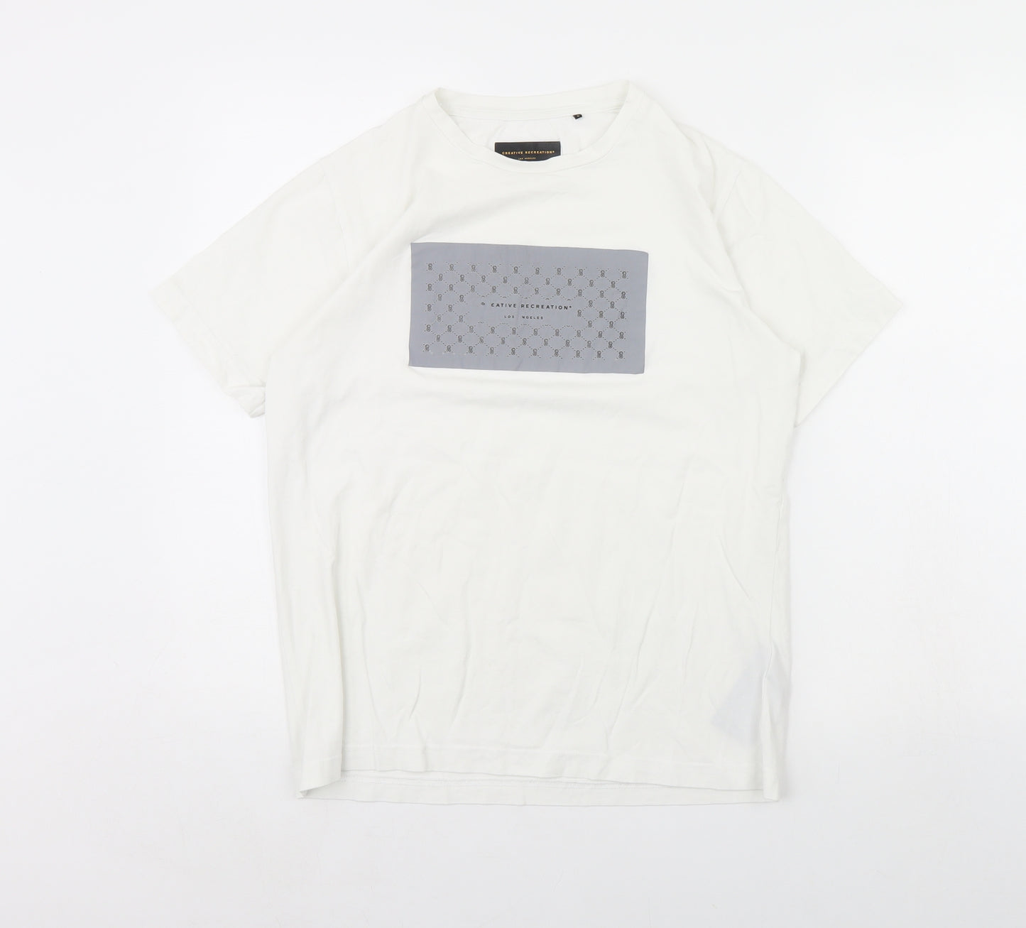 Creative Recreation Mens White    T-Shirt Size S