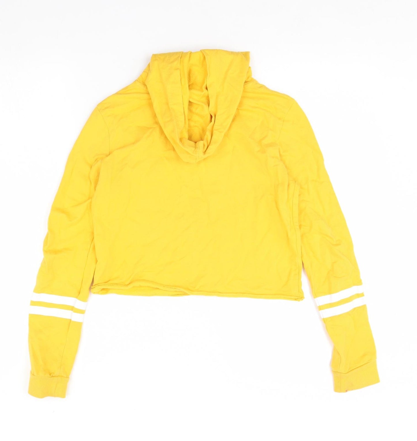 H&M Girls Yellow   Pullover Hoodie Size 10 Years