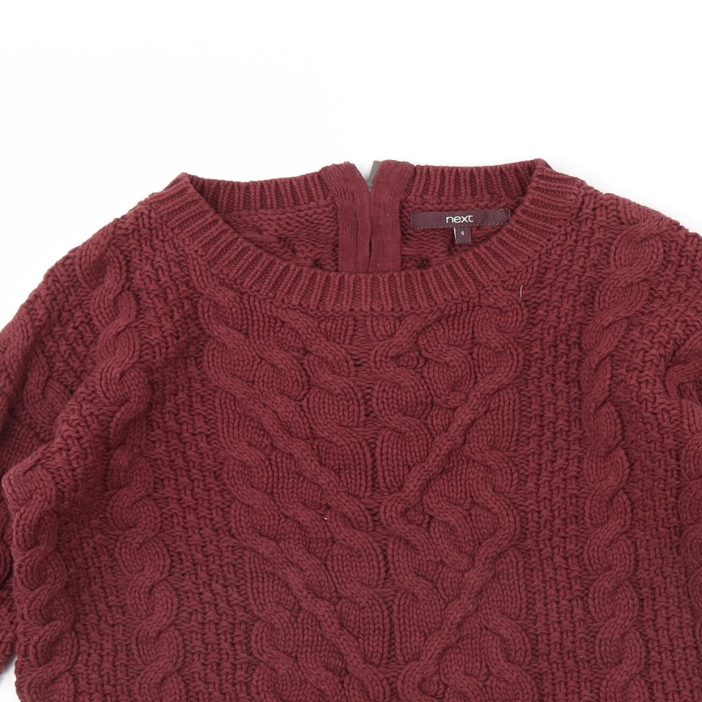 NEXT Womens Red   Pullover Jumper Size S