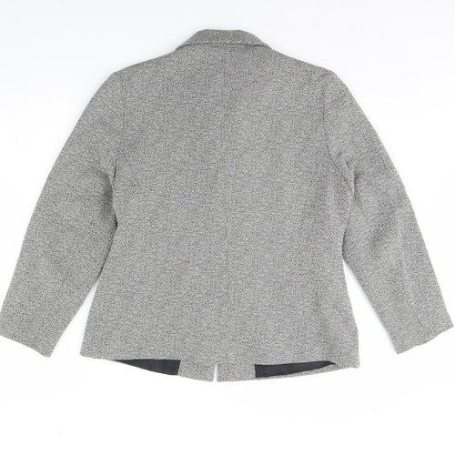 Etam Womens Grey   Jacket  Size 16  - Shoulder Pads