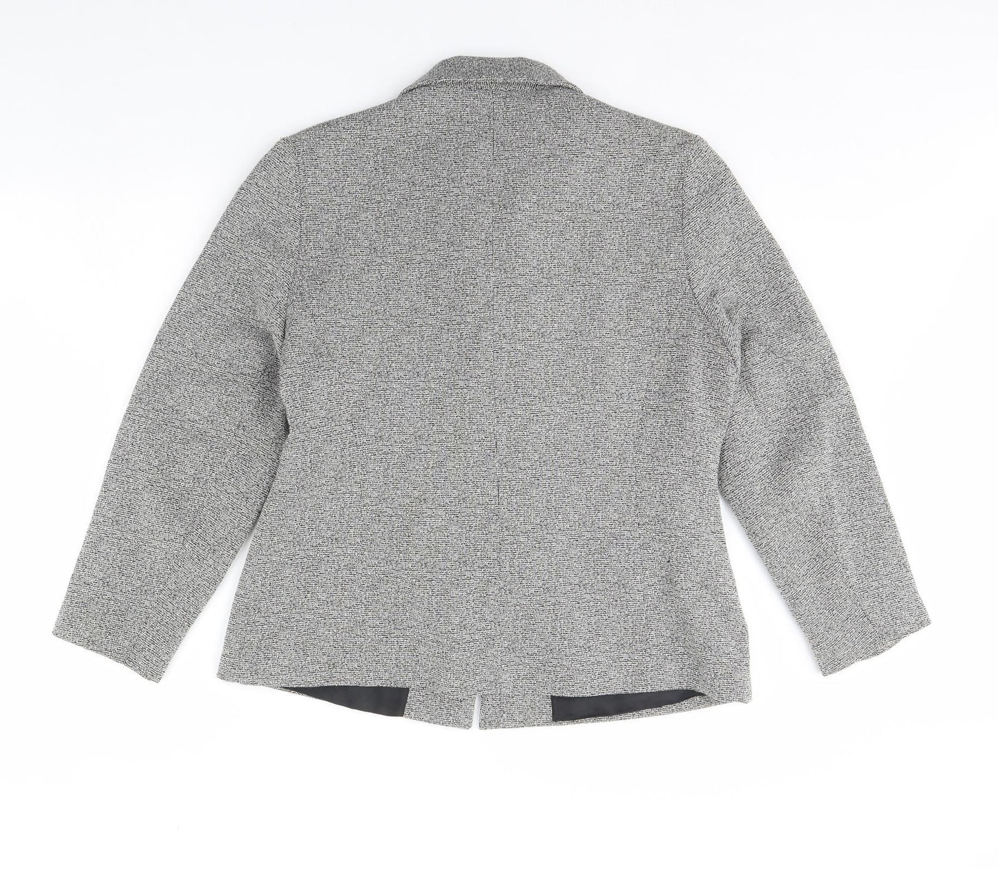 Etam Womens Grey   Jacket  Size 16  - Shoulder Pads