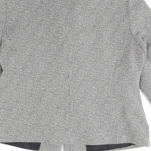 Etam Womens Grey   Jacket  Size 16  - Shoulder Pads