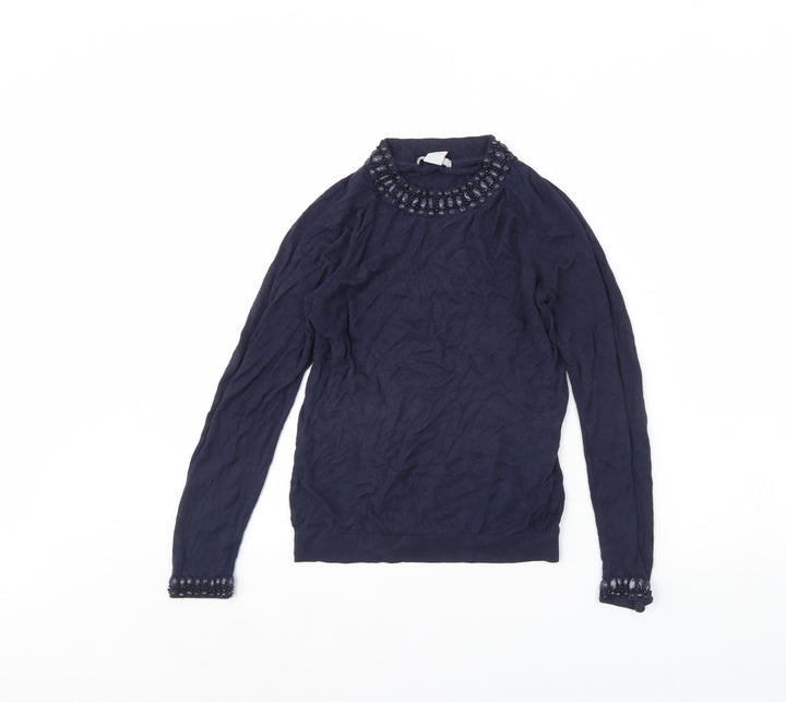 H&M Womens Blue   Pullover Jumper Size M